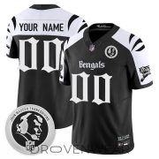 Cincinnati Bengals Gothic Style John Madden Tribute Football Jersey - Image 3