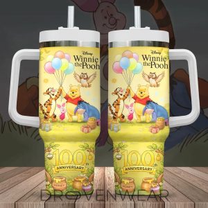 Classic Winnie the Pooh 100th Anniversary Insulated Tumbler by Drovenwear.com