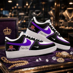 Crown Royal Personalized Custom Name Premium Sneakers by Drovenwear.com
