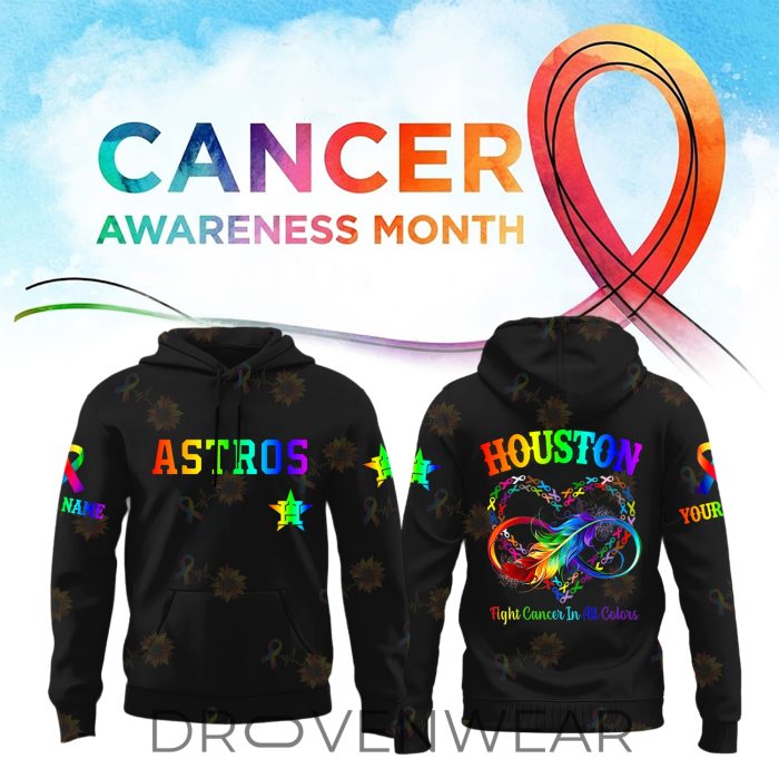 Custom Baseball Team Cancer Awareness Month Personalized Premium Hoodie - Image 4