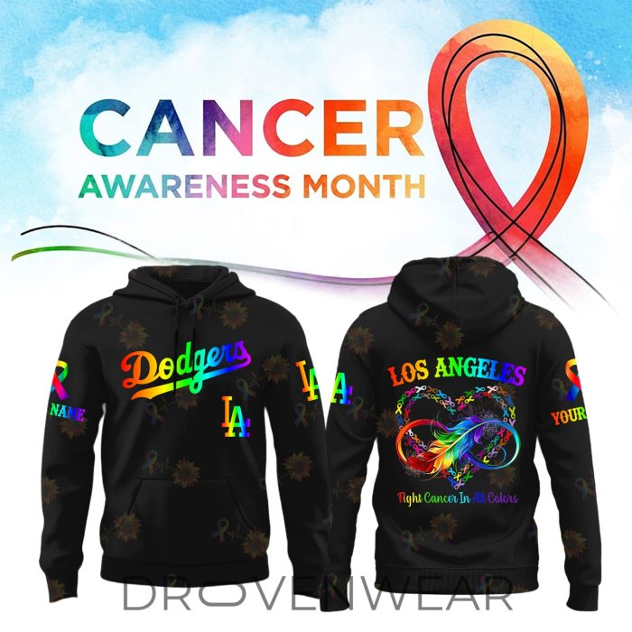 Custom Baseball Team Cancer Awareness Month Personalized Premium Hoodie - Image 6