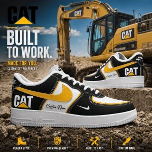 Custom Name Air Force 1 Sneakers CAT Theme by Drovenwear.com