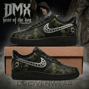 DMX The Year Of The Dog Again Air Force 1 Custom Sneakers by Drovenwear.com