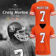 Denver Broncos Craig Morton Tribute Limited Football Jersey