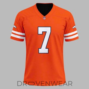 Denver Broncos Craig Morton Tribute Limited Football Jersey by Drovenwear.com