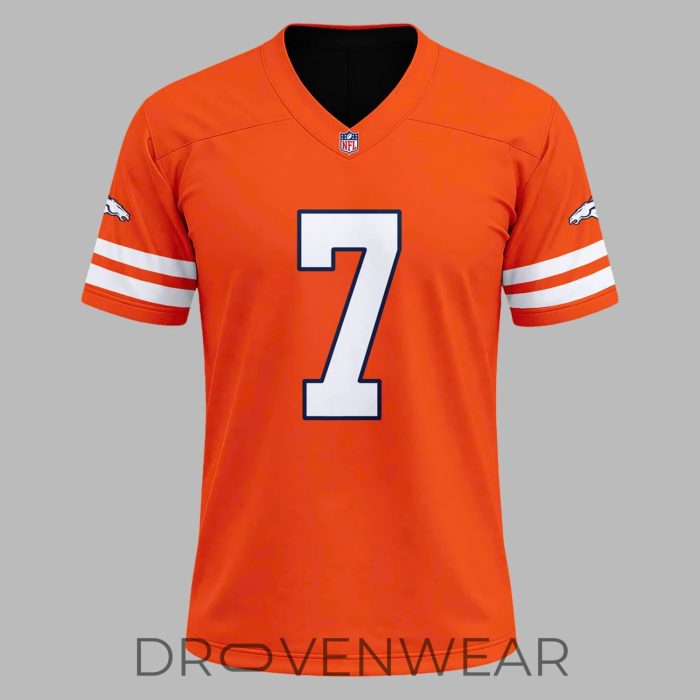 Denver Broncos Craig Morton Tribute Limited Football Jersey - Image 2