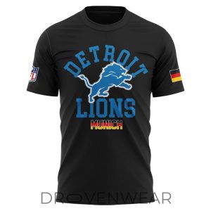 Detroit Lions Munich 2026 Official Match TShirt by Drovenwear.com