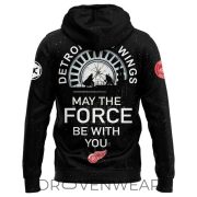 Detroit Red Wings Star Wars Night 2026 Force Edition Hoodie - Image 3