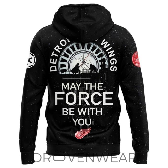Detroit Red Wings Star Wars Night 2026 Force Edition Hoodie - Image 3