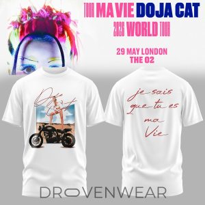 Doja Cat Ma Vie World Tour 2026 Exclusive TShirt by Drovenwear.com