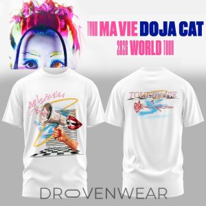 Doja Cat Ma Vie World Tour 2026 Exclusive TShirt V2 by Drovenwear.com