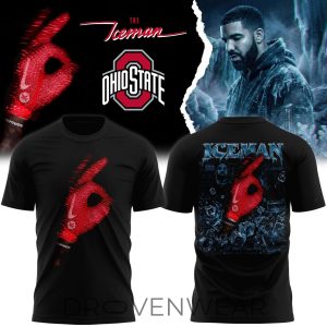 Drake Iceman Album x Ohio State Buckeyes Limited TShirt by Drovenwear.com