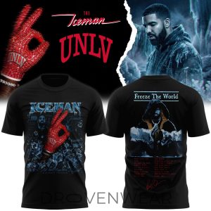 Drake Iceman Album x UNLV Rebels Graphic Tee by Drovenwear.com