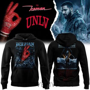 Drake Iceman Album x UNLV Rebels Premium Hoodie by Drovenwear.com