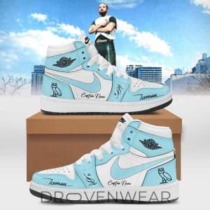 Drake Iceman Custom Air Jordan 1 Sneakers by Drovenwear.com