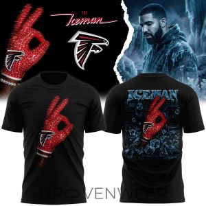 Drake Iceman x Atlanta Falcons Fan Edition TShirt by Drovenwear.com