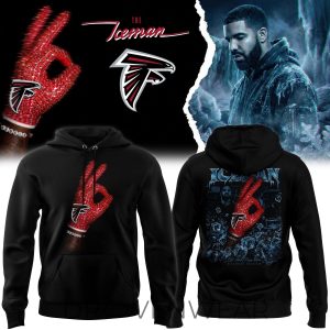 Drake Iceman x Atlanta Falcons Streetwear Crossover Hoodie by Drovenwear.com