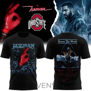 Drake Iceman x Ohio State Buckeyes Fan Edition TShirt by Drovenwear.com