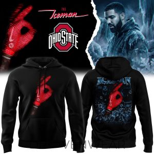 Drake Iceman x Ohio State Buckeyes Premium Hoodie by Drovenwear.com
