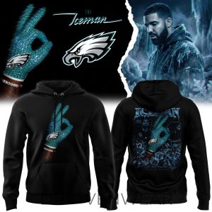 Drake Iceman x Philadelphia Eagles Fan Hoodie Limited by Drovenwear.com