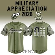 El Paso Chihuahuas 2026 Military Appreciation Night Baseball Jersey v2