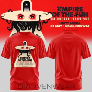 Empire of the Sun Ask That God Tour 2026 Graphic Tee by Drovenwear.com