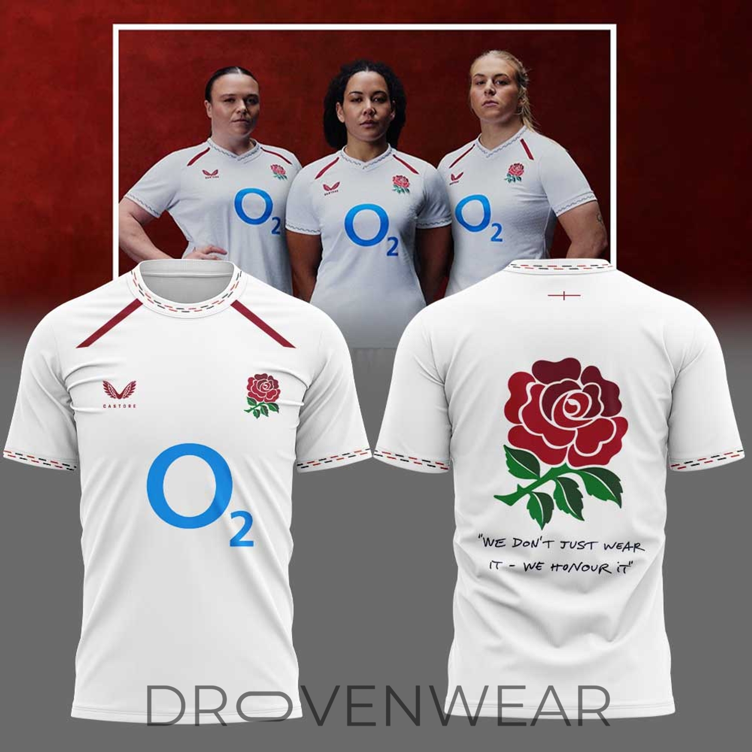 England Red Roses For Everyone 2026/2027 Graphic Shirt England Red Roses For Everyone 2026/2027 Graphic Shirt
