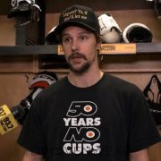 Erik Karlsson Philadelphia Flyers "50 Years No Cups" T-Shirt - Image 4