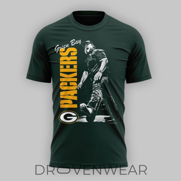 Exclusive 2026 Fan T-Shirt – Luke Combs x Green Bay Packers Edition - Image 2