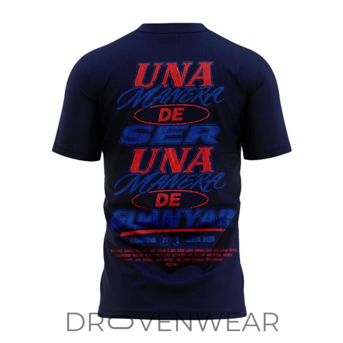 FC Barcelona 2025/26 La Liga Champions Celebration Shirt - Image 3
