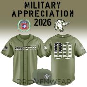 Fayetteville Woodpeckers 2026 Military Appreciation Custom Baseball Jersey v2