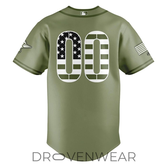 Fayetteville Woodpeckers 2026 Military Appreciation Custom Baseball Jersey v2 - Image 3
