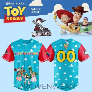Fayetteville Woodpeckers Toy Story Night Limited Jersey by Drovenwear.com