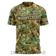 Fayetteville Woodpeckers x Military Appreciation Graphic T-Shirt Limited Edition - Image 2