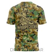 Fayetteville Woodpeckers x Military Appreciation Graphic T-Shirt Limited Edition - Image 3