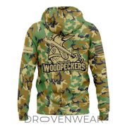 Fayetteville Woodpeckers x Military Appreciation Premium Hoodie Special Edition - Image 3