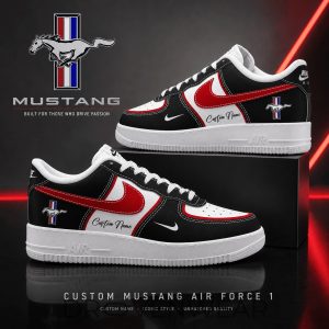 Ford Mustang Personalized Air Force 1 Sneakers by Drovenwear.com