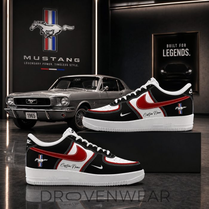 Ford Mustang Personalized Air Force 1 Sneakers - Image 2