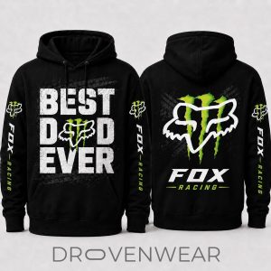Fox Racing x Monster Energy Best Dad Ever Limited Hoodie by Drovenwear.com