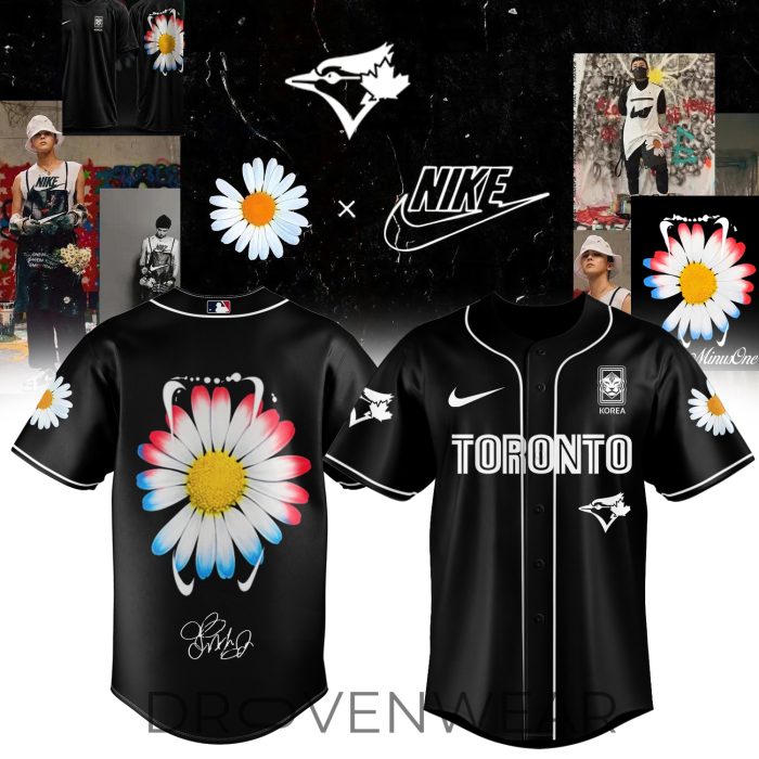G-Dragon PEACEMINUSONE x Nike x MLB Premium Jersey - Image 2