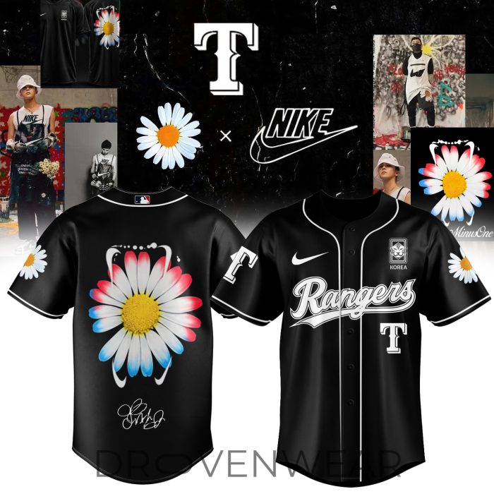G-Dragon PEACEMINUSONE x Nike x MLB Premium Jersey - Image 3
