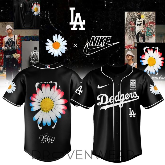 G-Dragon PEACEMINUSONE x Nike x MLB Premium Jersey - Image 5