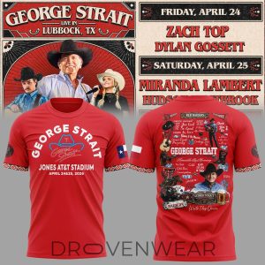 George Strait Farewell Tour Lubbock Event TShirt by Drovenwear.com