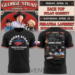 George Strait Farewell Tour Lubbock Event TShirt by Drovenwear.com
