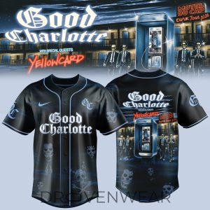 Good Charlotte Motel Du Cap Tour 2026 Baseball Jersey Edition by Drovenwear.com