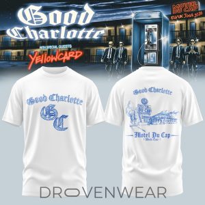 Good Charlotte Motel Du Cap Tour 2026 Graphic Tee 2 by Drovenwear.com