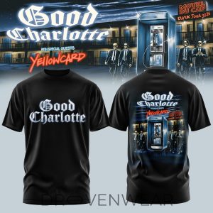 Good Charlotte Motel Du Cap Tour 2026 Graphic Tee 3 by Drovenwear.com