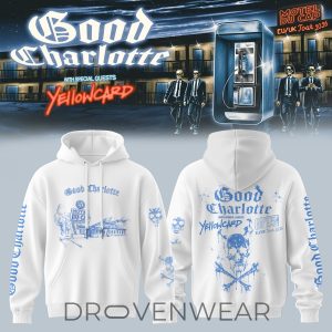 Good Charlotte Motel Du Cap Tour 2026 Hoodie Edition 3 by Drovenwear.com