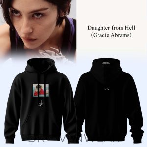 Gracie Abrams Daughter From Hell Autographed Hoodie Limited by Drovenwear.com
