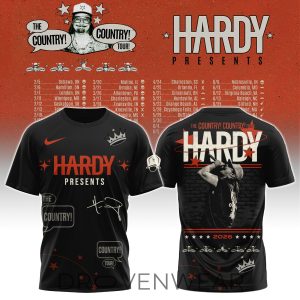 Hardy Country Tour 2026 Graphic TShirt by Drovenwear.com